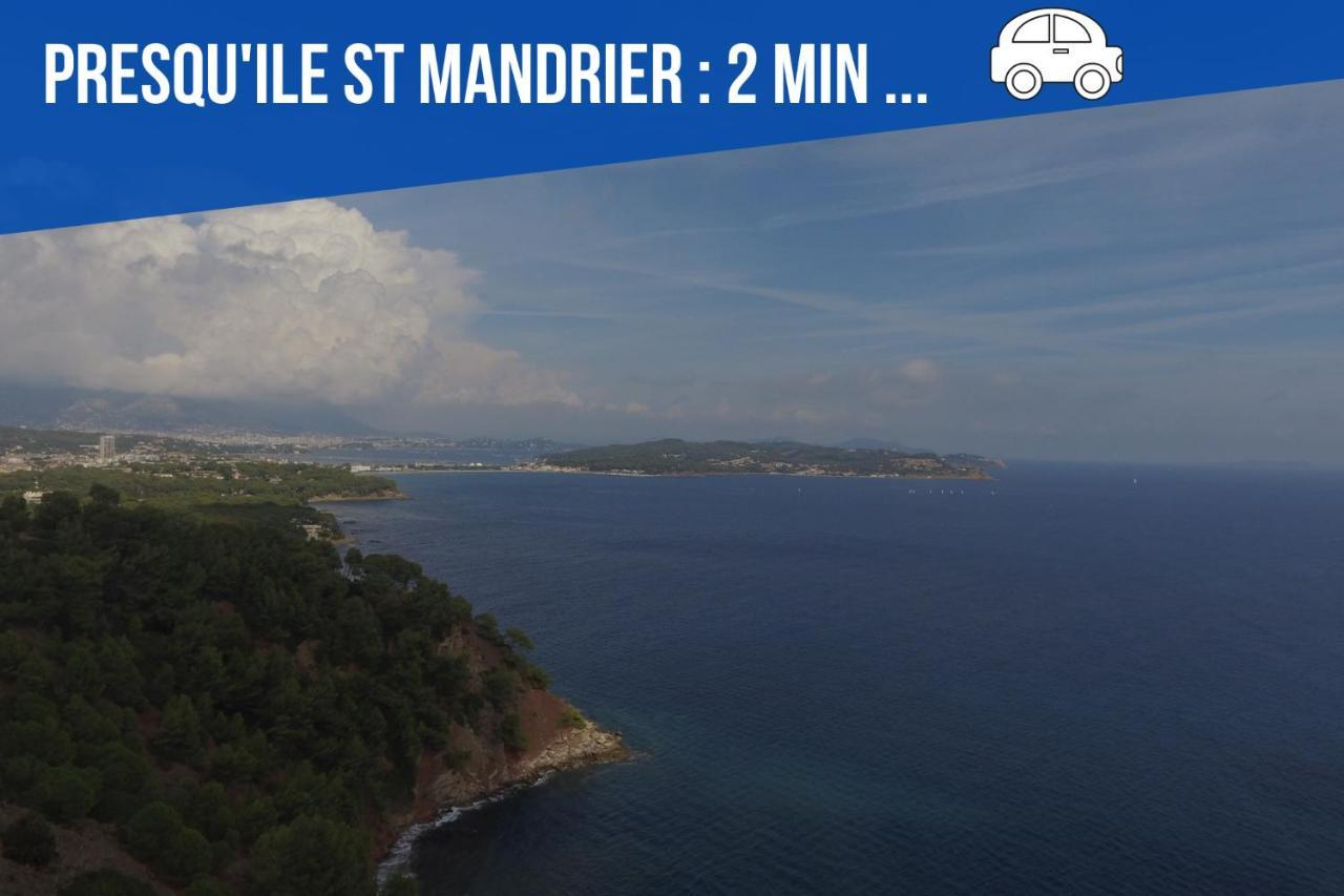 Little Bali - Cosy-Vue Mer - Plage - Host Provence ラ・セーヌ・シュル・メール エクステリア 写真